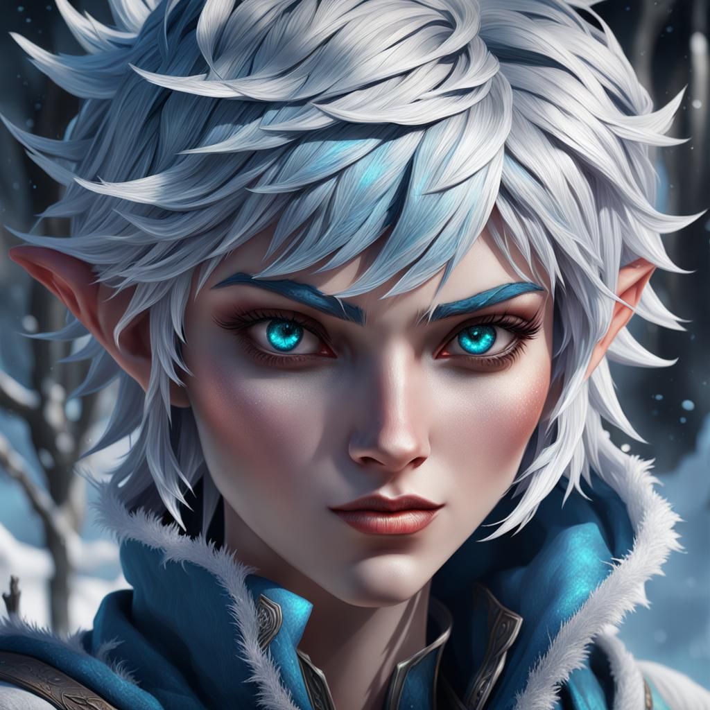Detailed Portrait of a Teenage Jack Frost