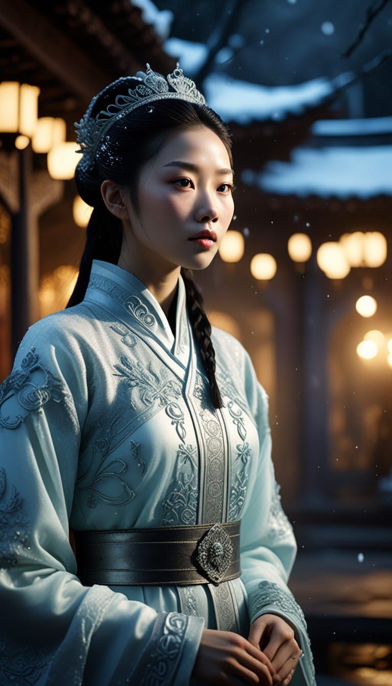 Winter Solstice: appears the Snow Princess of the Ghost Pala...