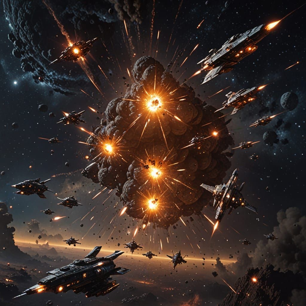 Epic Space Battle: Terran Starships vs Springer Warships in ...