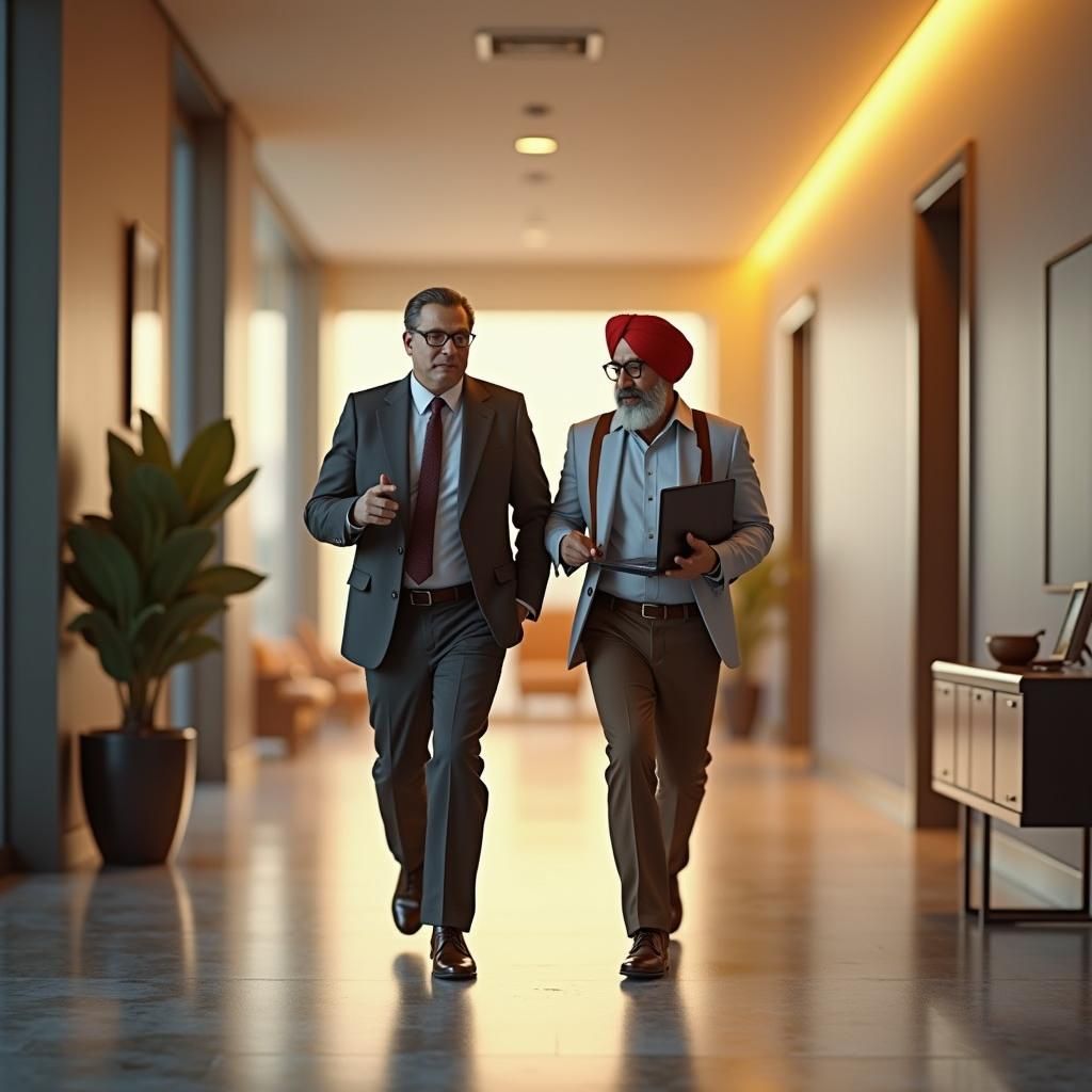 Indian Boss Storming Through Fashion Office in Unreal Engine
