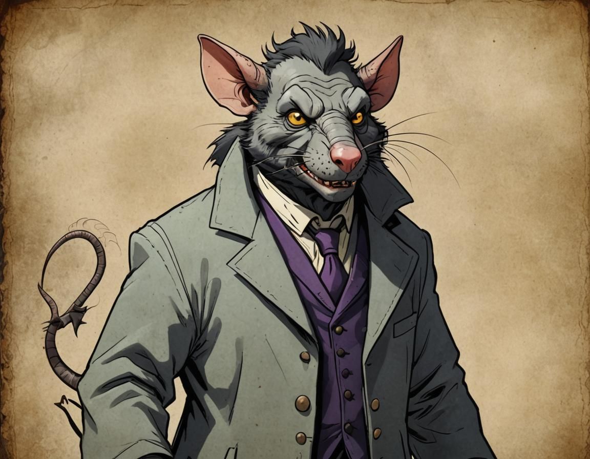 Demonic Professor Ratigan Illustration