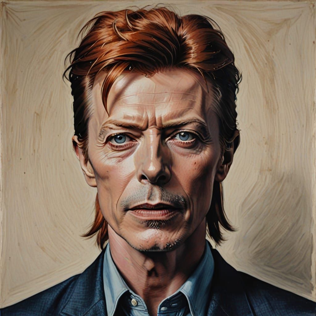 Portrait of David Bowie