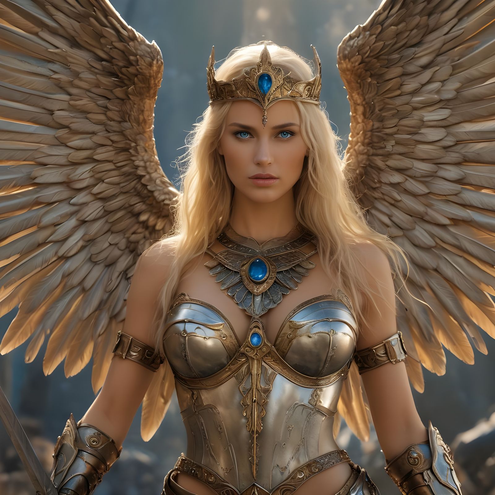 Regal Valkyrie in Luis Royo Style