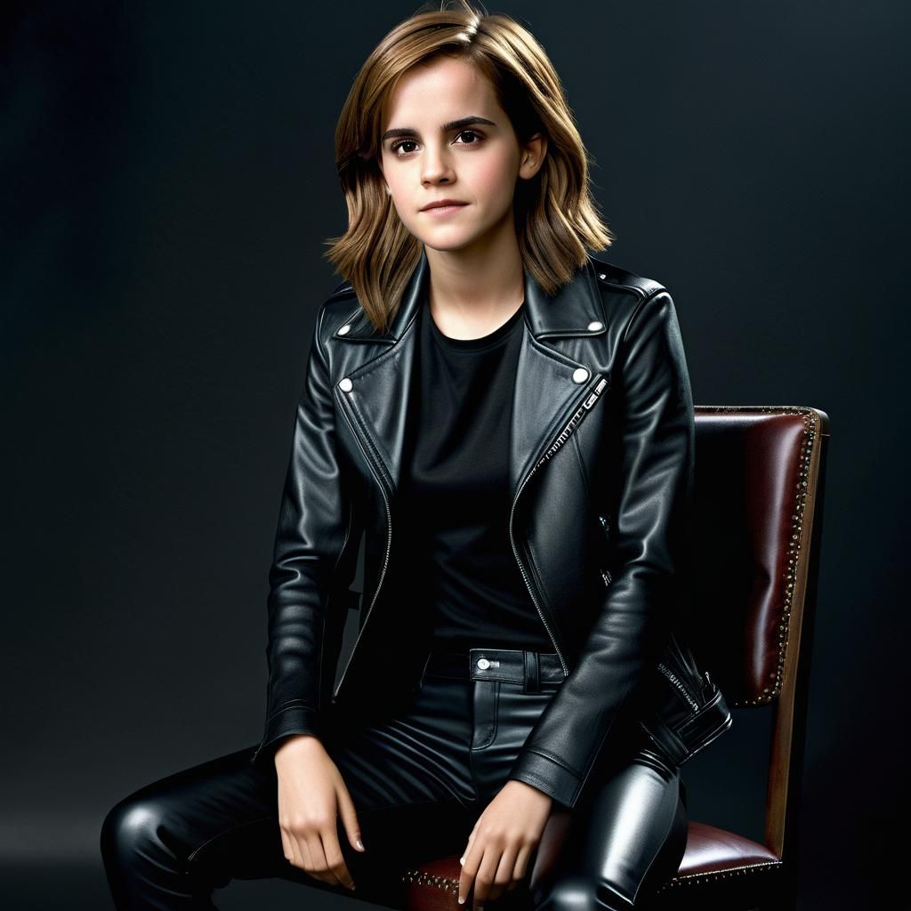 Hyperrealistic Photo of Hermione Granger as Glamour Model