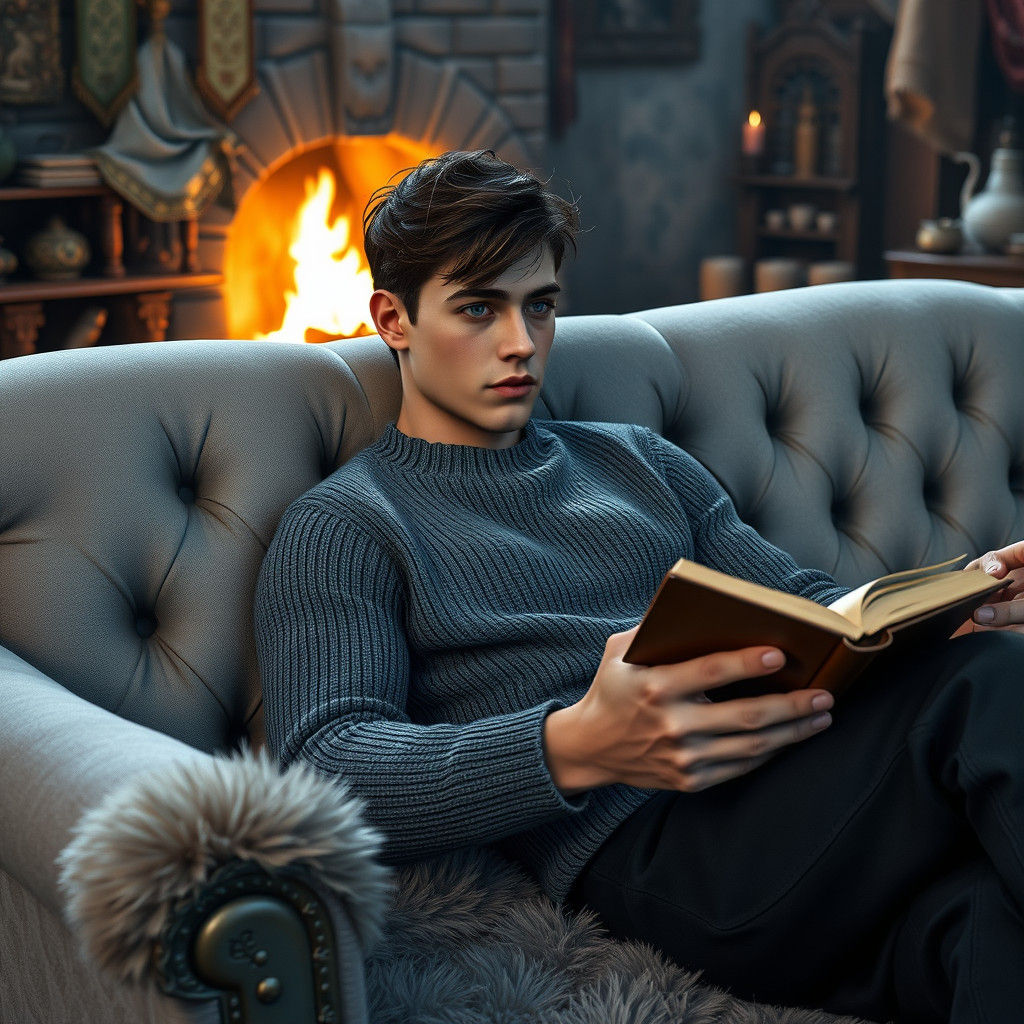 Medieval Fantasy Portrait in Detailed Matte Painting