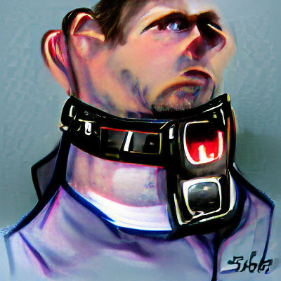 Minimalist Geometric Portrait in Simple Style