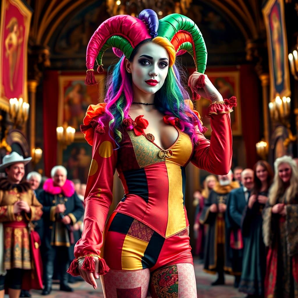 Jester in Castle Grand Hall