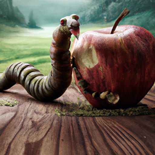 Apple's Great Escape: A Photorealistic Comedy