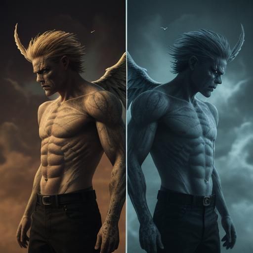 Angelic and Demonic Duality in Cinematic Still