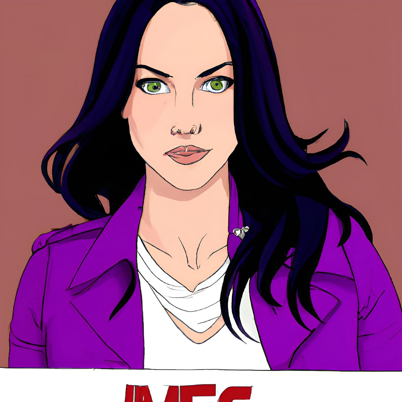 Jessica Jones Digital Art Portrait