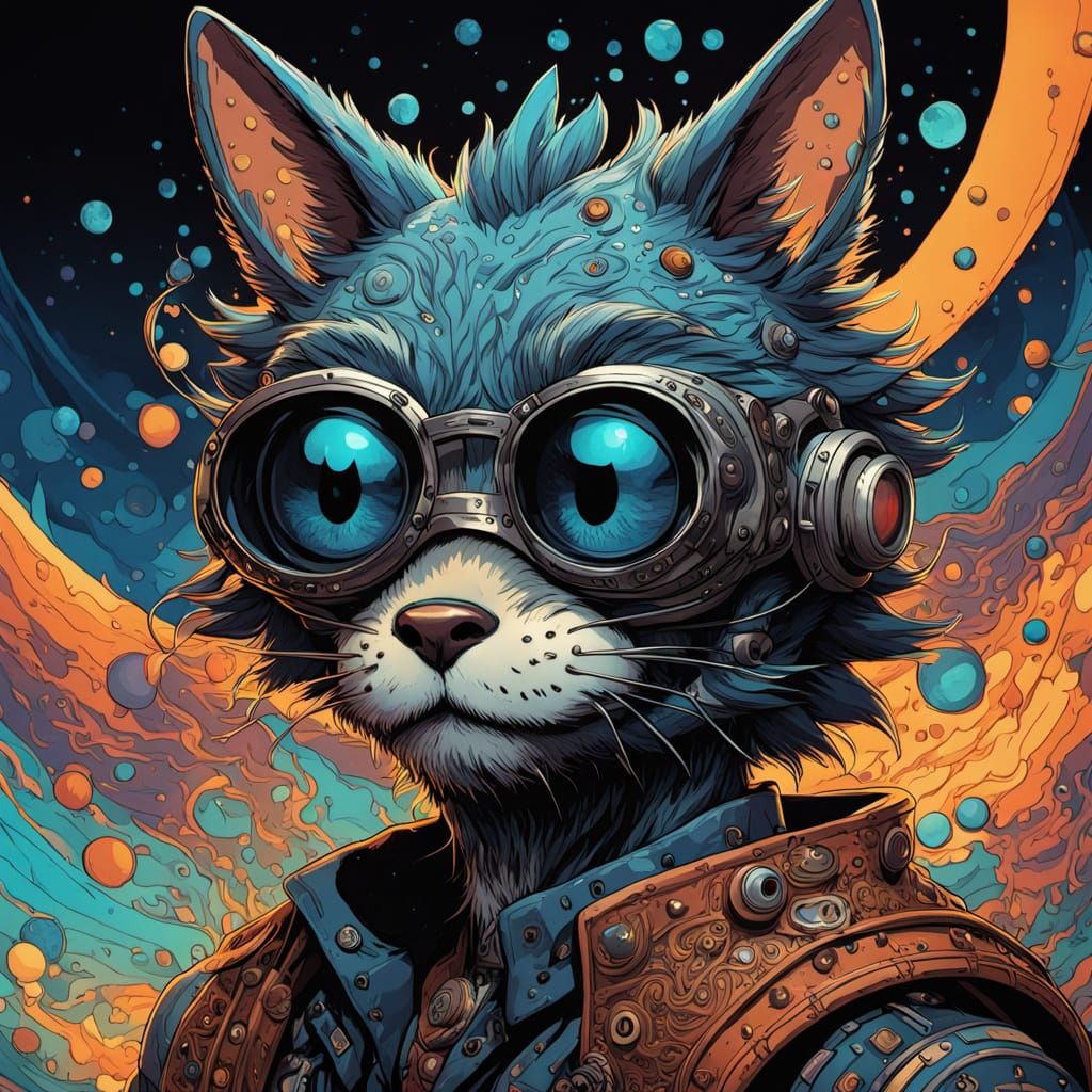 Mischief Personified in High Relief Trompe L'oeil