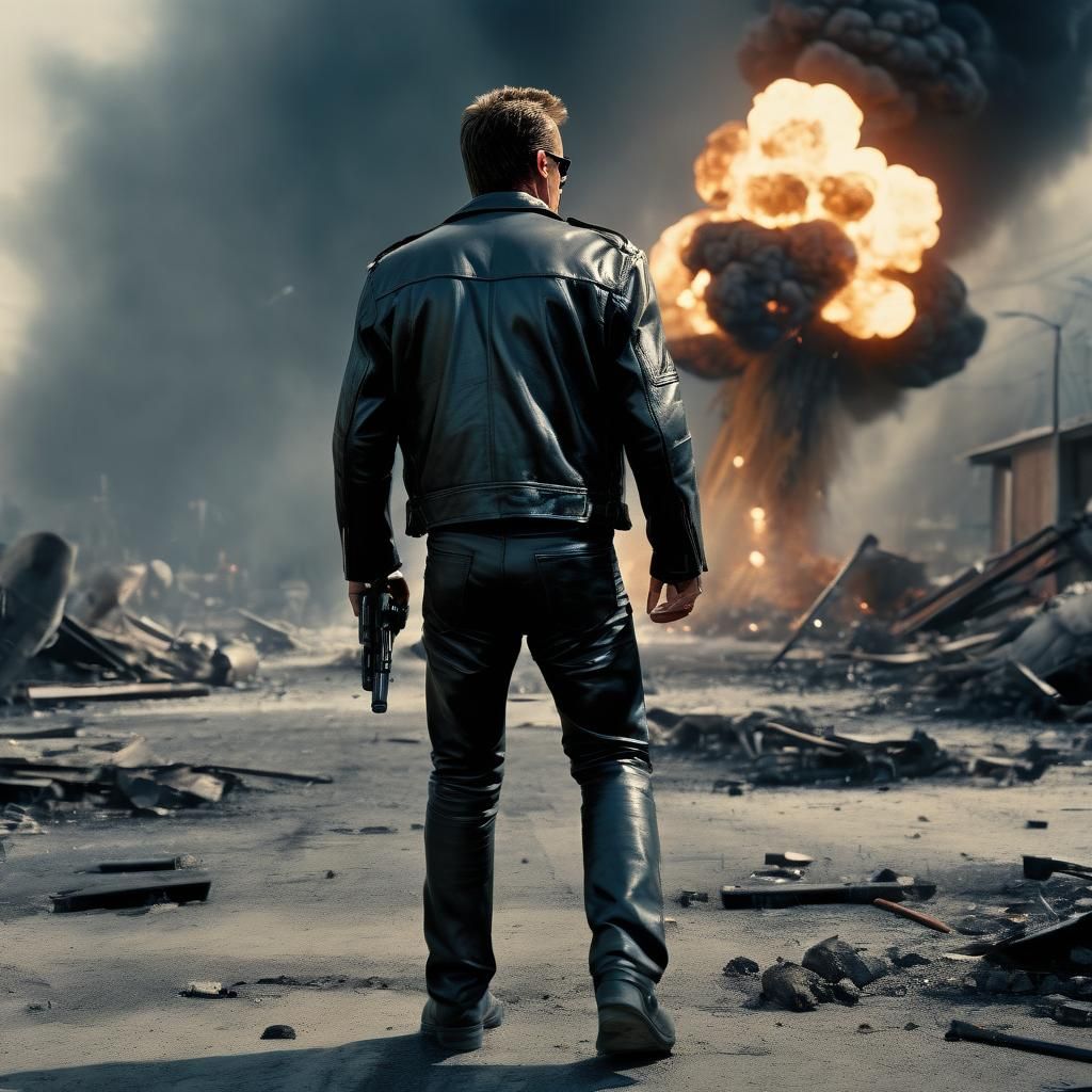 The Terminator Walks Away From Explosion