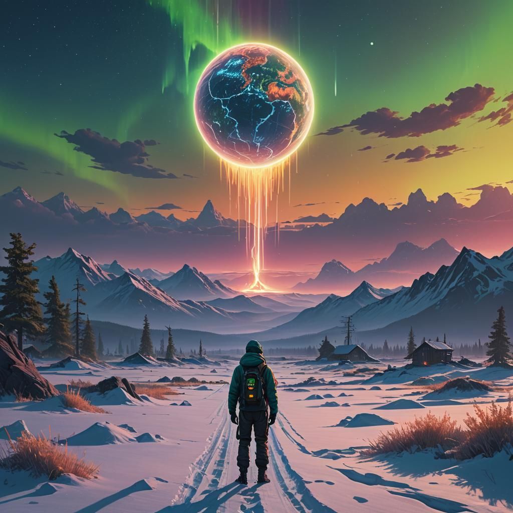 Epic Hybrid Being as Digital Matte Painting