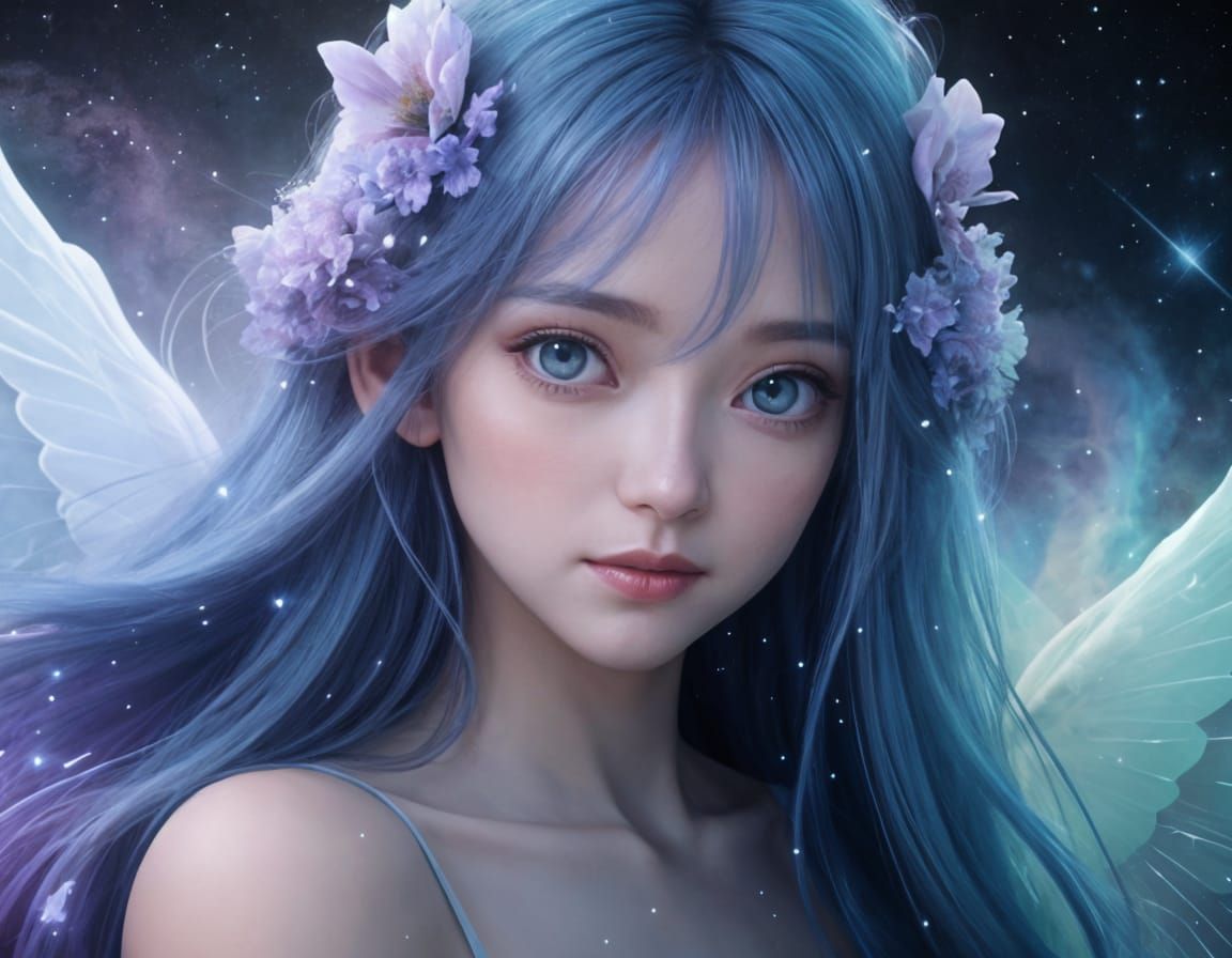 AI Generated Sylph of Space Image