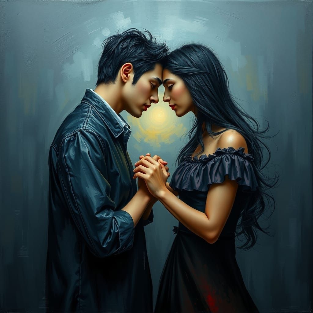 Poignant Connection: A Surreal Emotional Bond