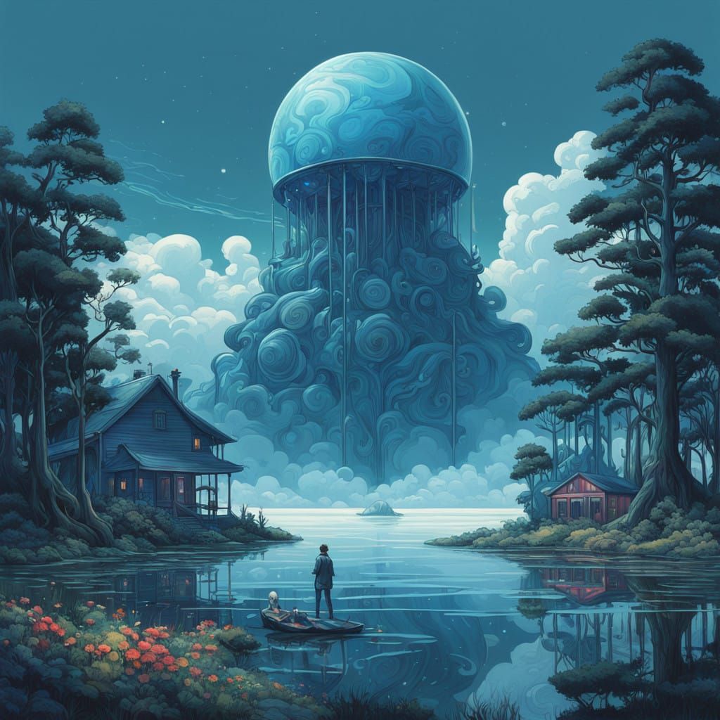 Whimsical, Ethereal Changeling Unfolds Like a Blooming Cryst...