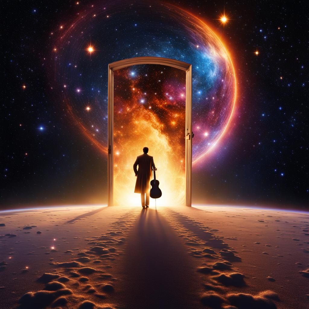 Guitarist Walks Crystalline Path to Cosmic Doorway