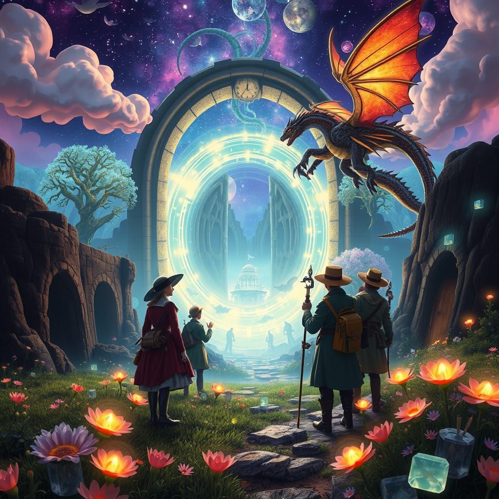 Victorian Explorers Discover a Psychedelic Portal