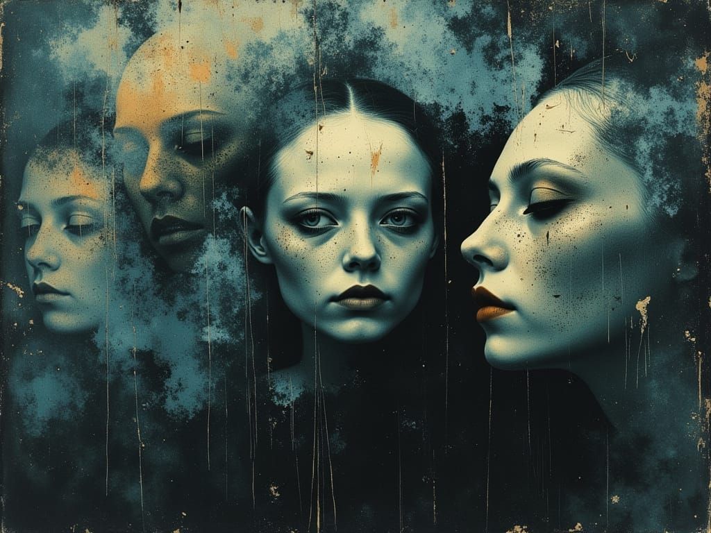 Surreal Grief and Healing Depicted with Fractured Aliens