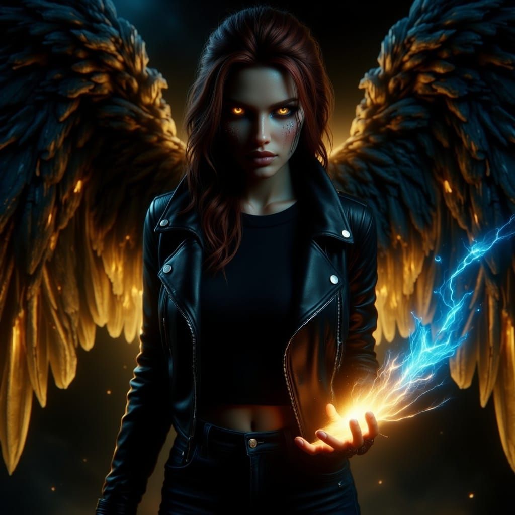 Angelic Detective in Cinematic Lighting