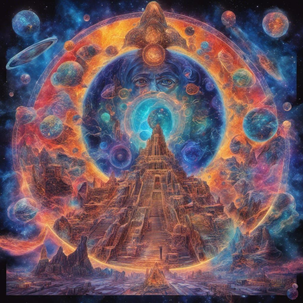 Blue Oyster Cult: Holographic Astral Cosmic Illustration