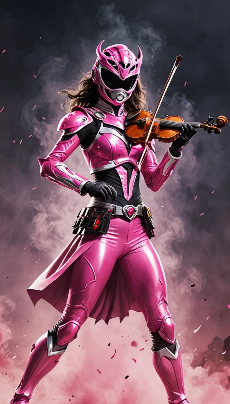 Psycho Pink Power Ranger Plays Violin