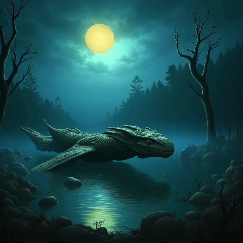 Ghostly Viper Mk II in Stormy Swamp