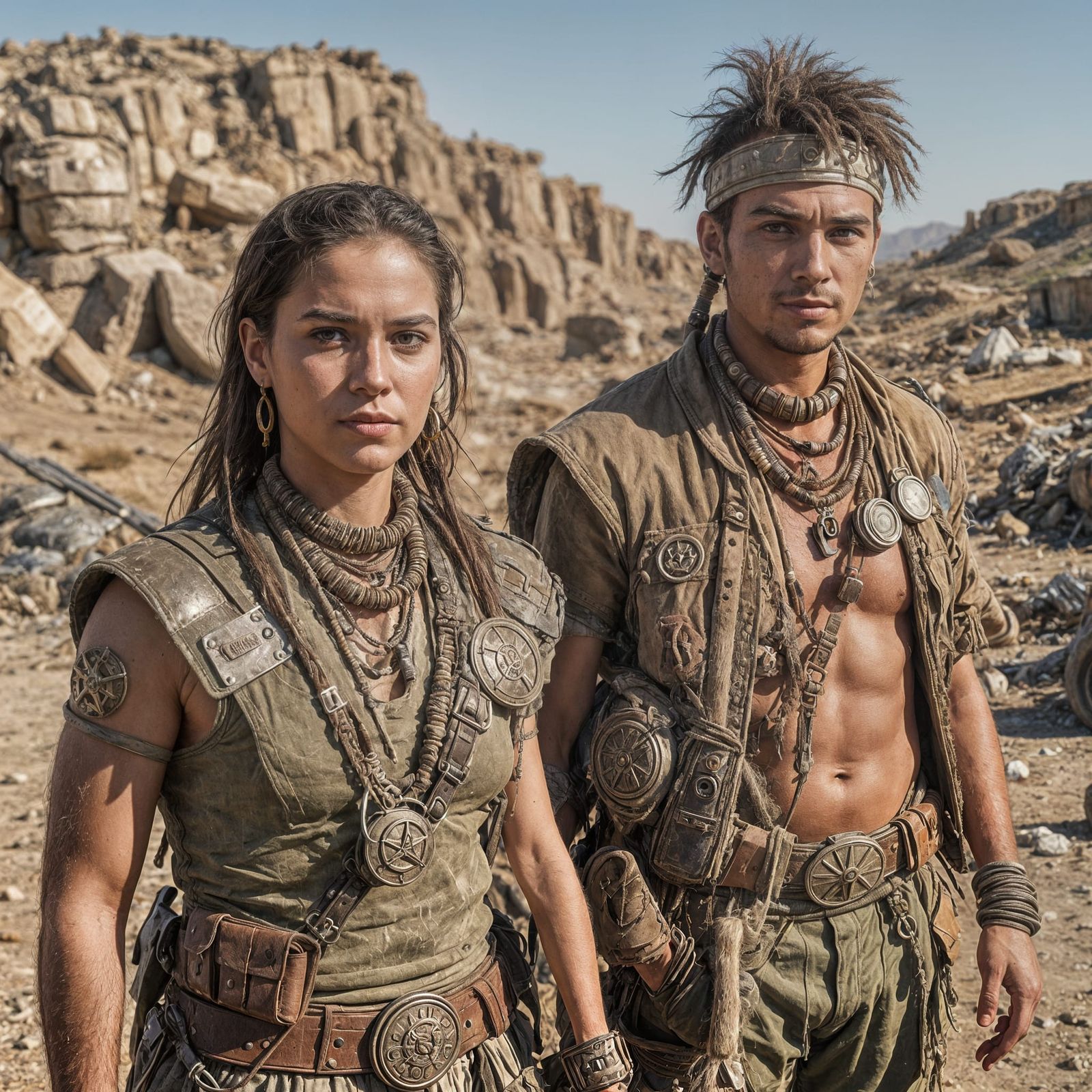 Wasteland Characters:
Portraits of post-civilization tribe l...