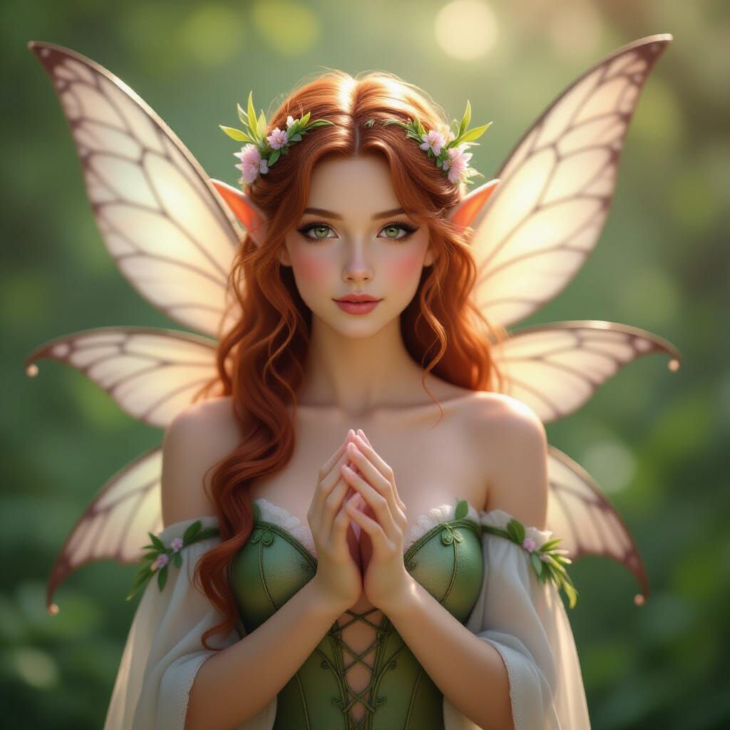 Stunning Ultra-Realistic Fairy Generated by AI
