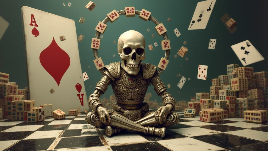 Surreal Dreamscape of Cardboard Chaos