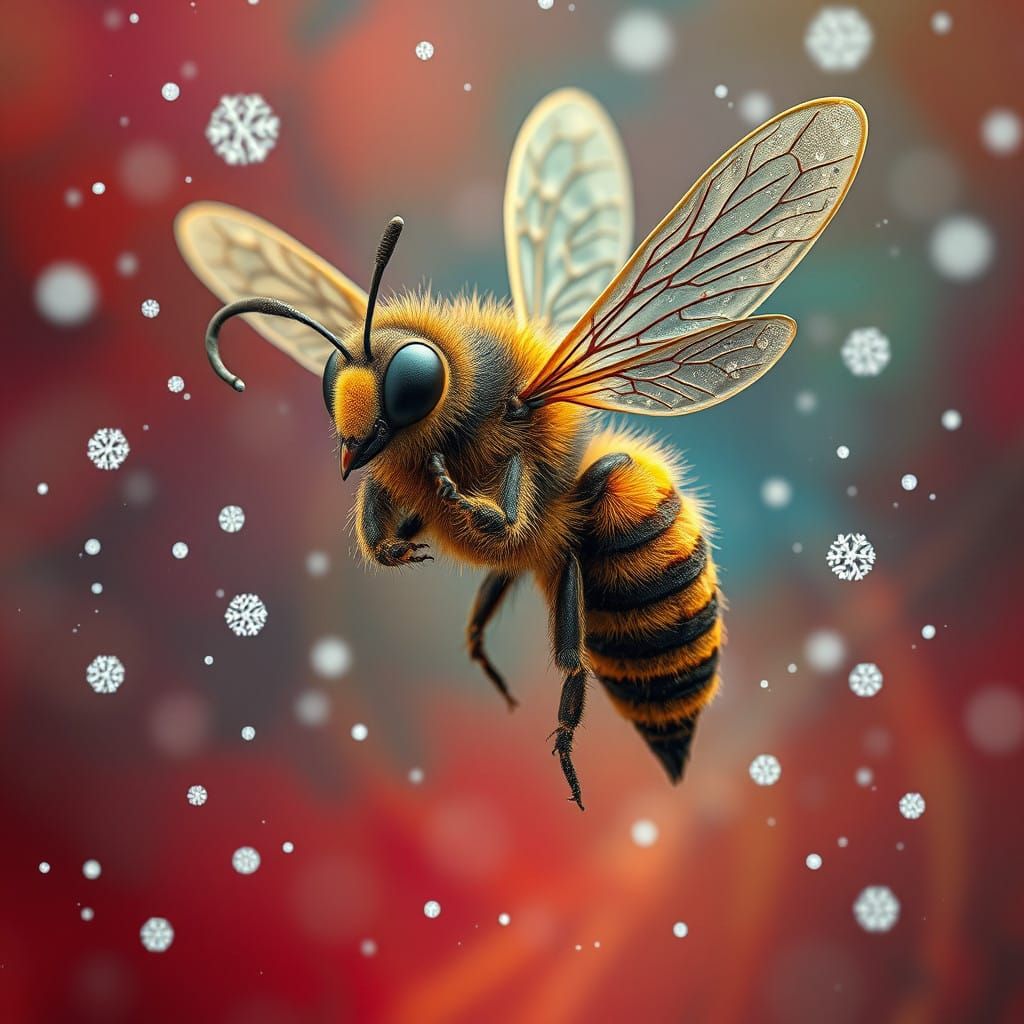 Surrealist Angel in Whimsical, Hyperrealistic Splendor