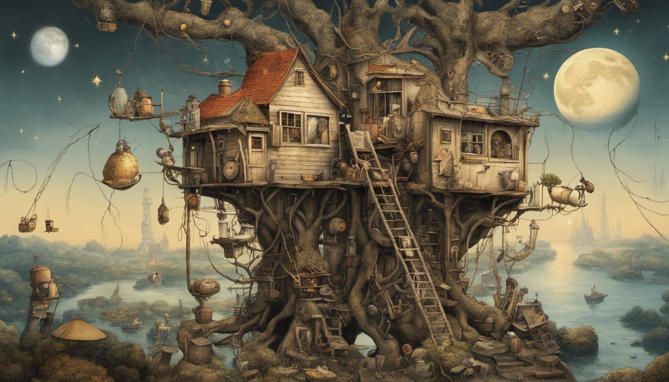 Robots and Treehouses in an Alien Botanical World