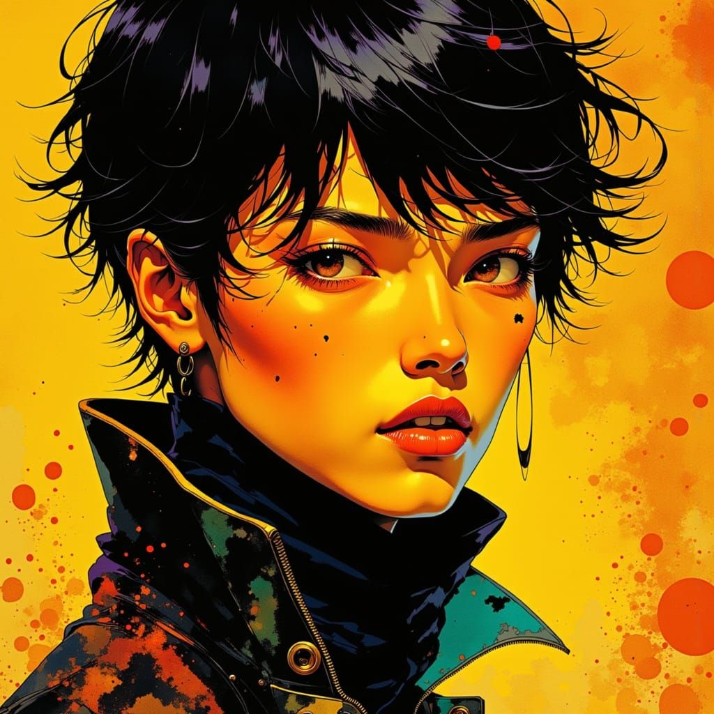 Vampire Domino in Epic Cinematic Style