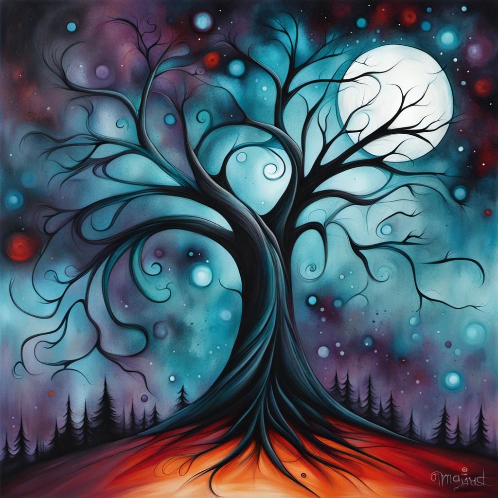 Grimdark Art with Gothic and Surreal Elements