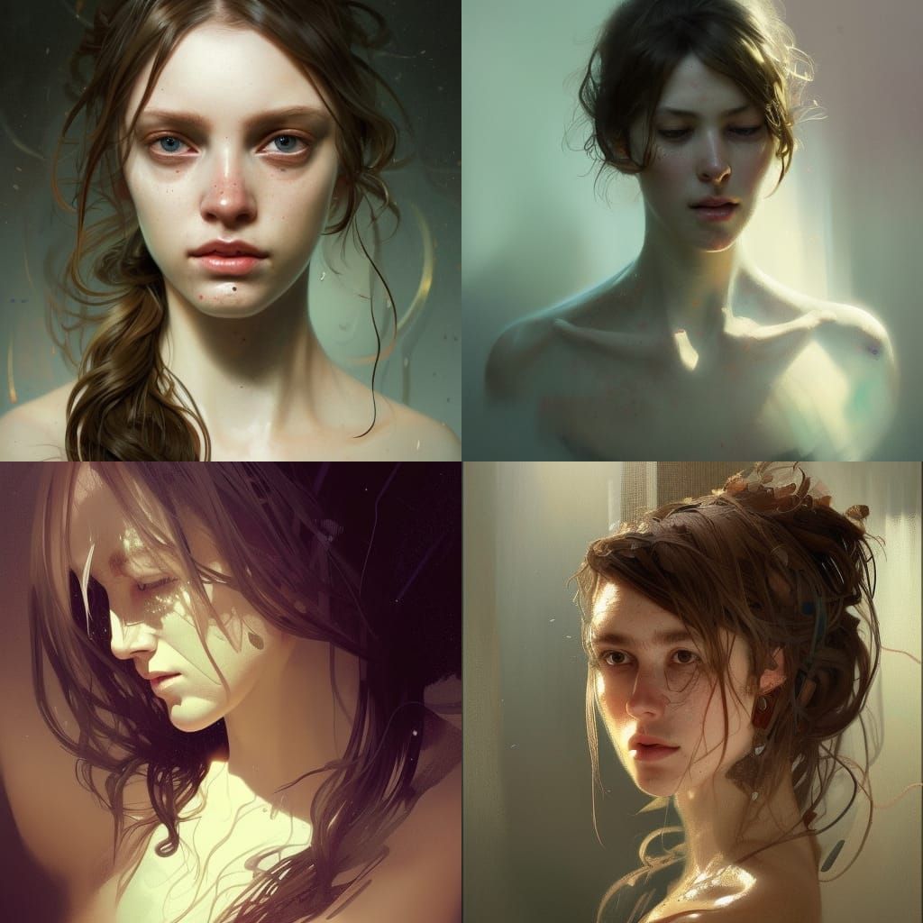 Hyperdetailed Portrait Illustrates Inner Turmoil