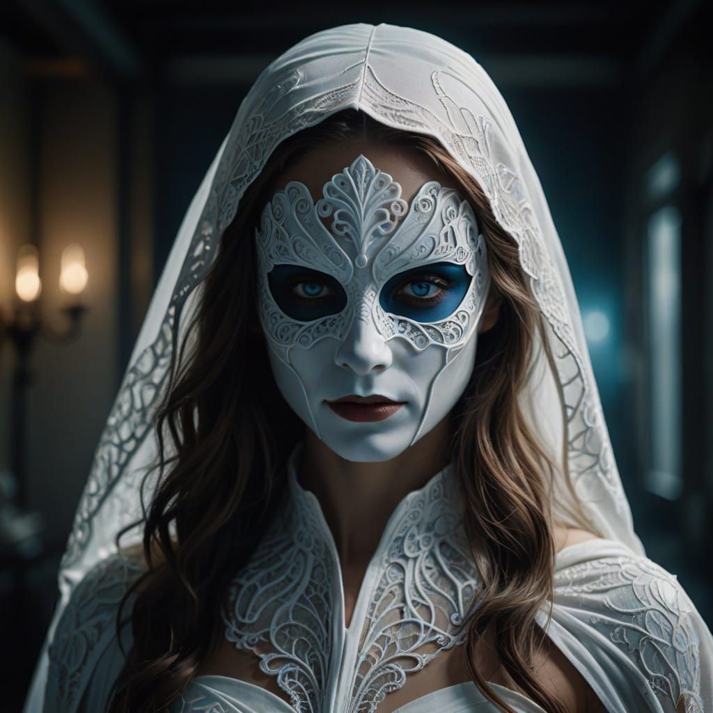 Ghostly Superhero Portrait in Greg Rutkowski Style