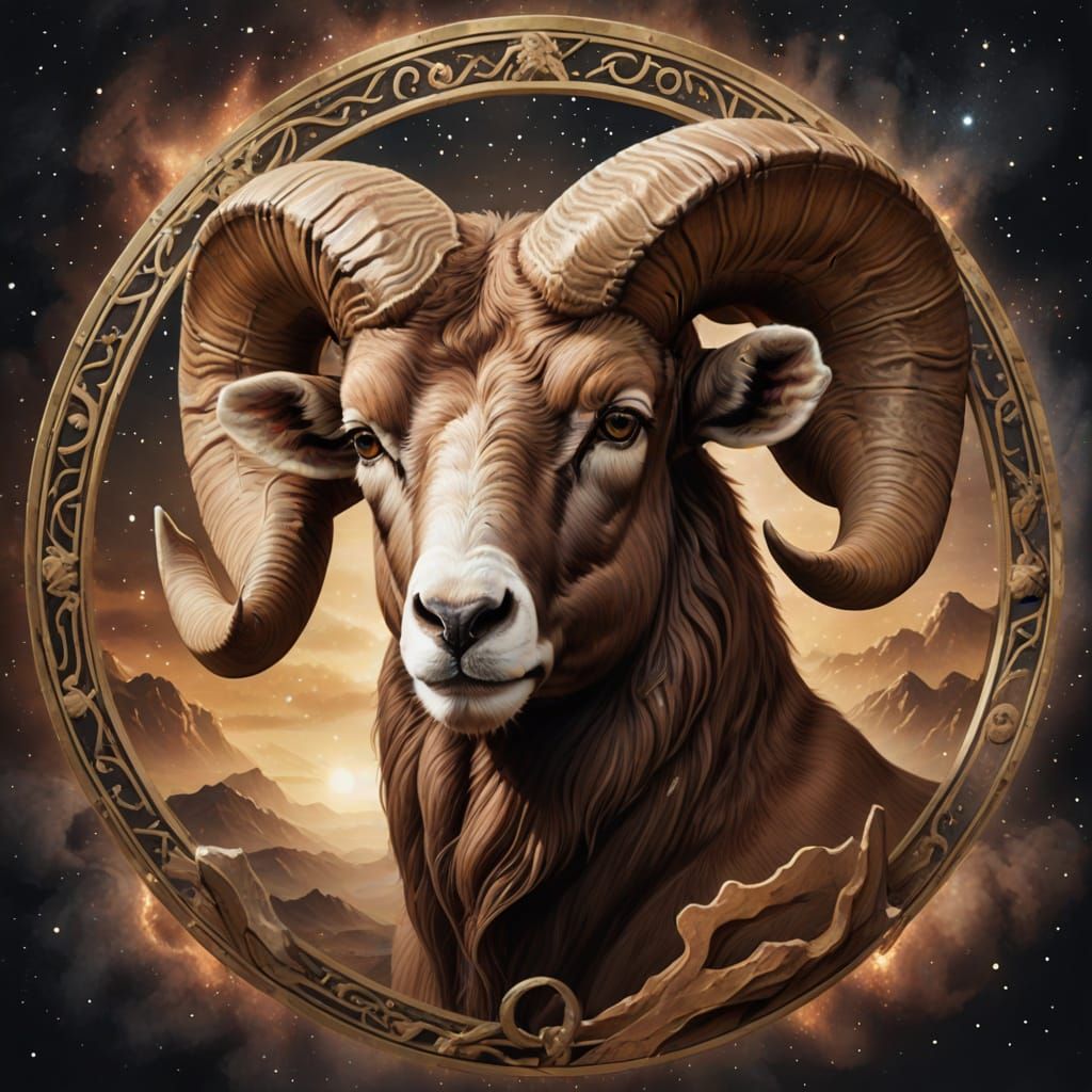 Aries Symbol in Zodiac Constellation