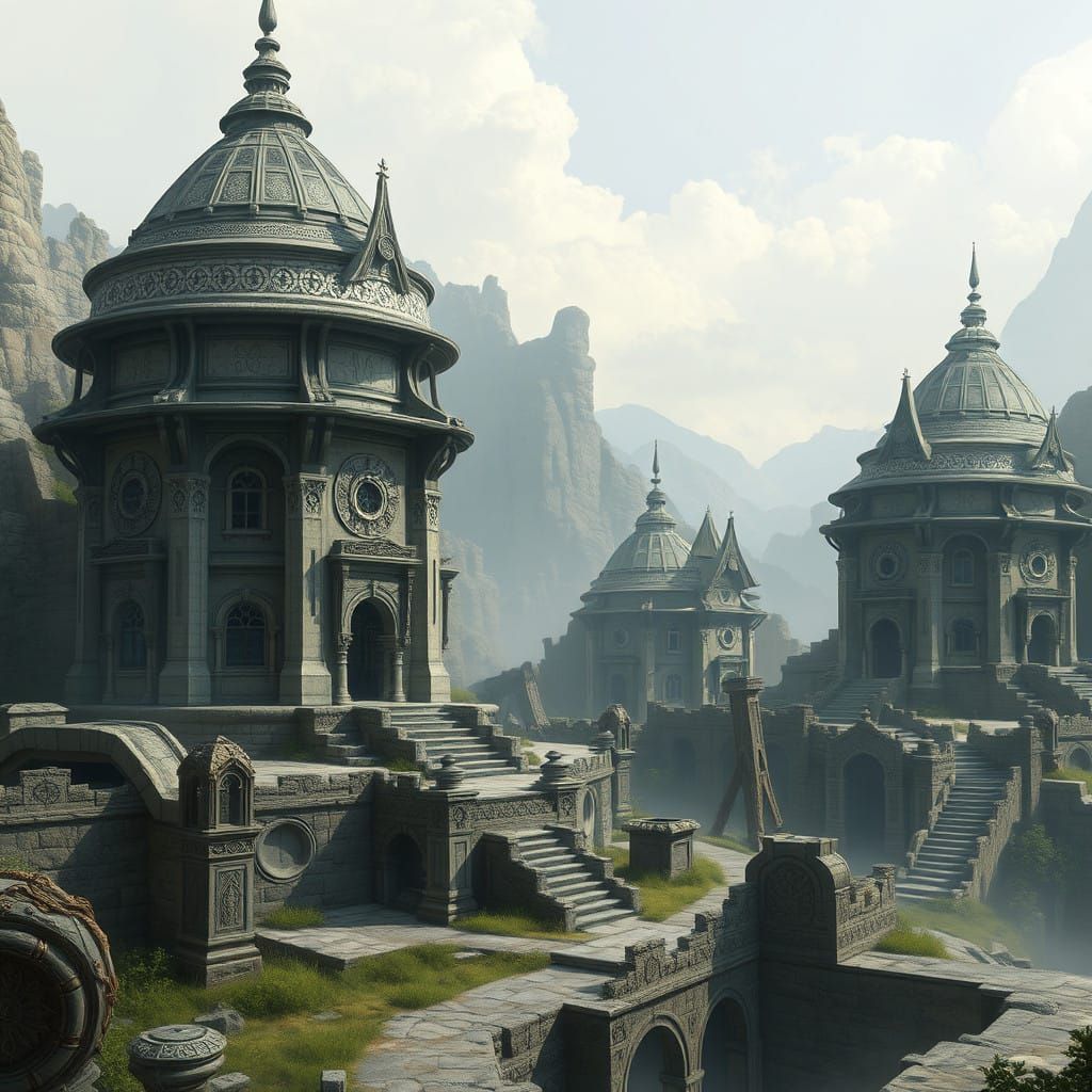 Majestic Ayleid Architecture in Ancient Cyrodiil