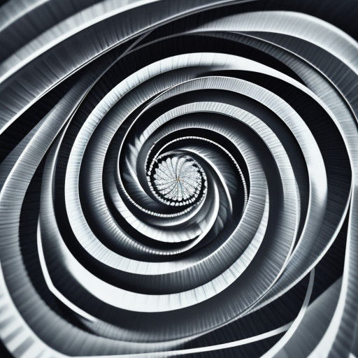 Twisted Geometric Spire Ascends to a Point