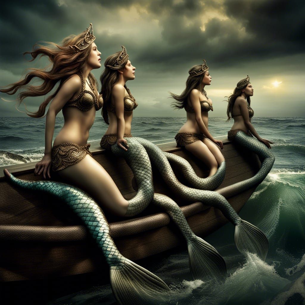 Mermaids' Siren Songs Beckon Weary Sailors