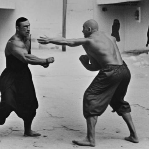 Kandahar Street Fight Circa 1923