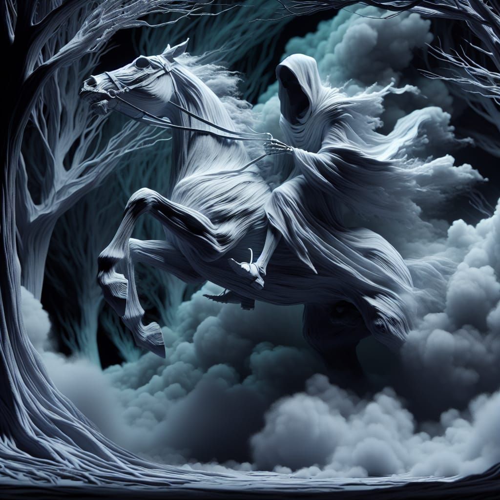 From The Mists of Eternity He Rides, My Nightmare Comes