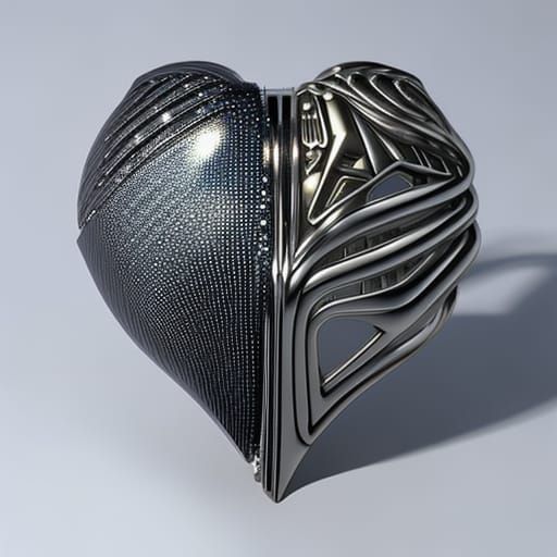 Cybernetic Heart: Romantic Jewelry in 3D
