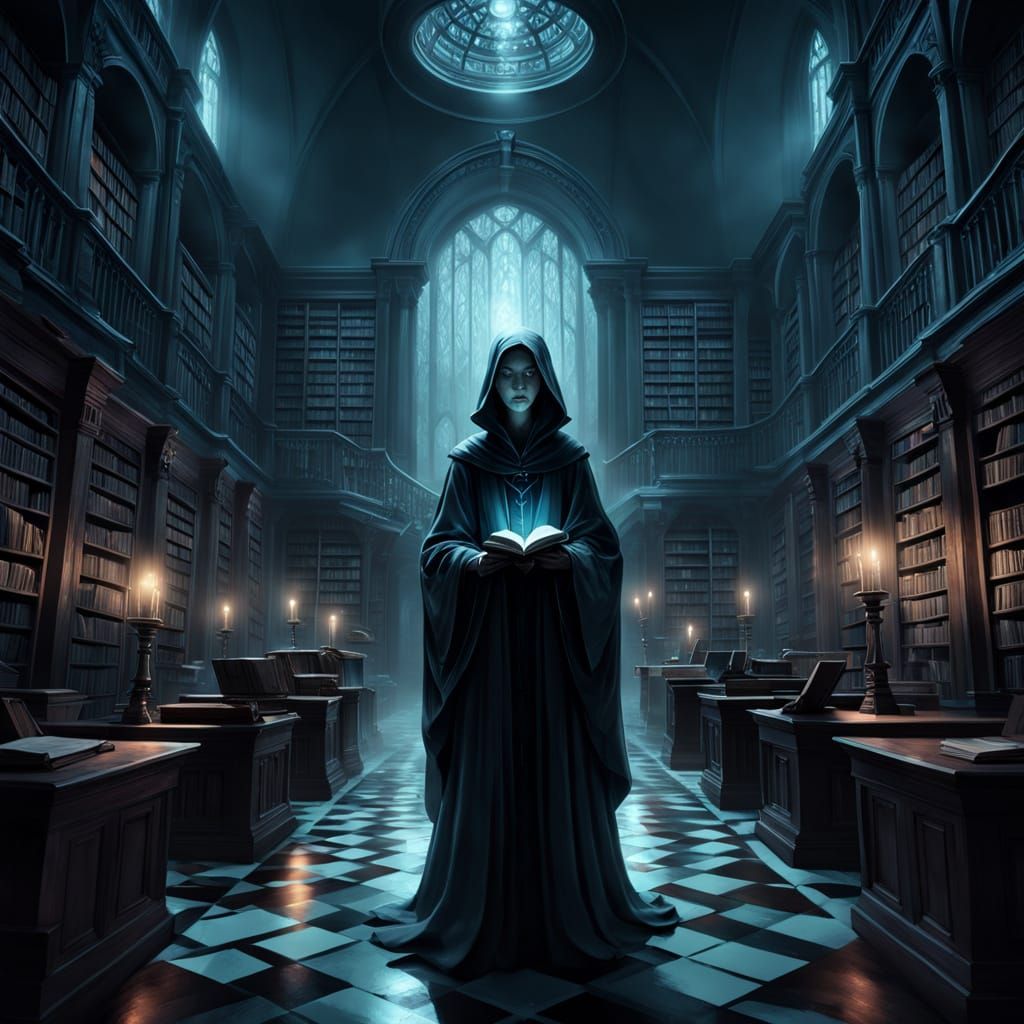 Spectral Librarian in Escher-like Library