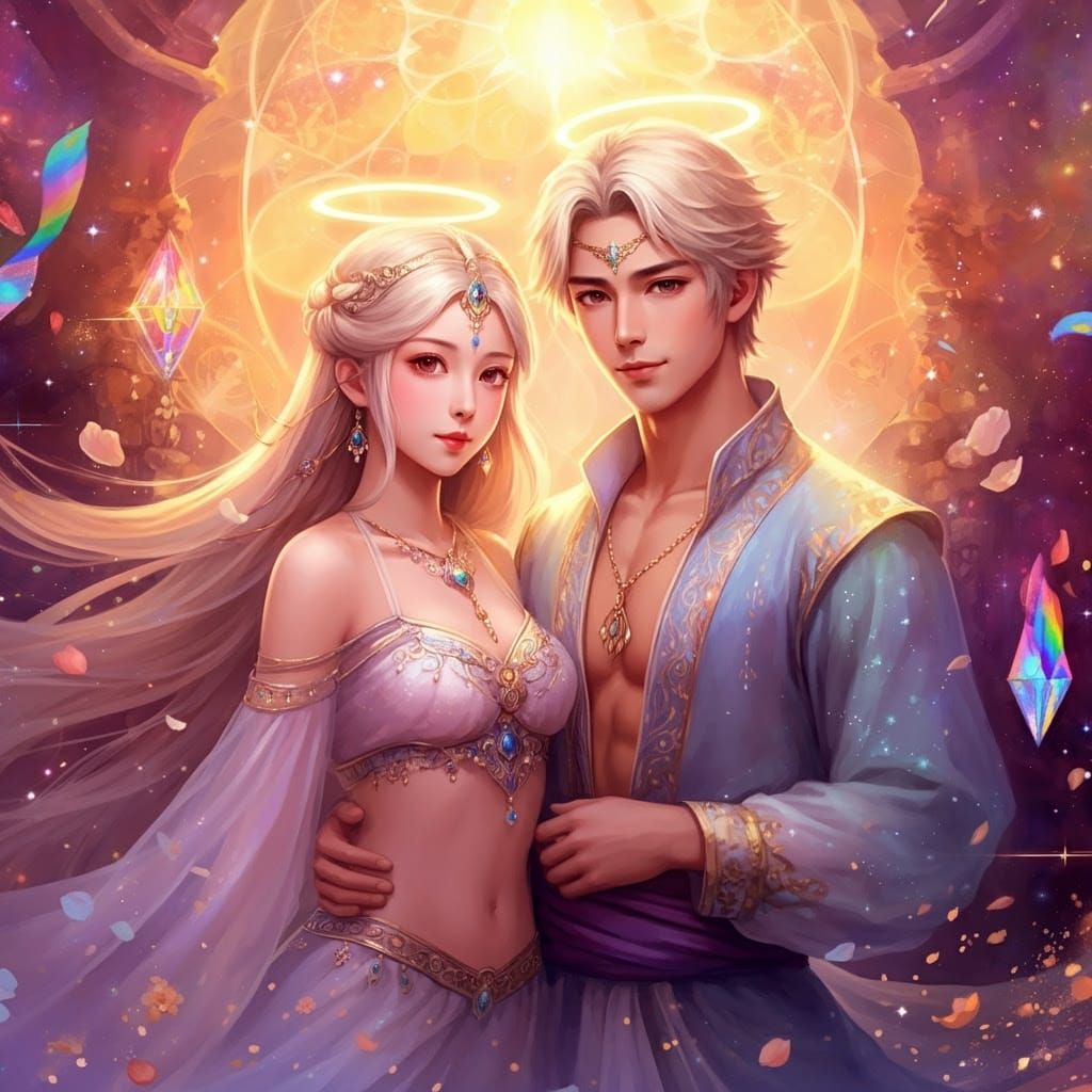 Hybrid Angel-Djinn couple