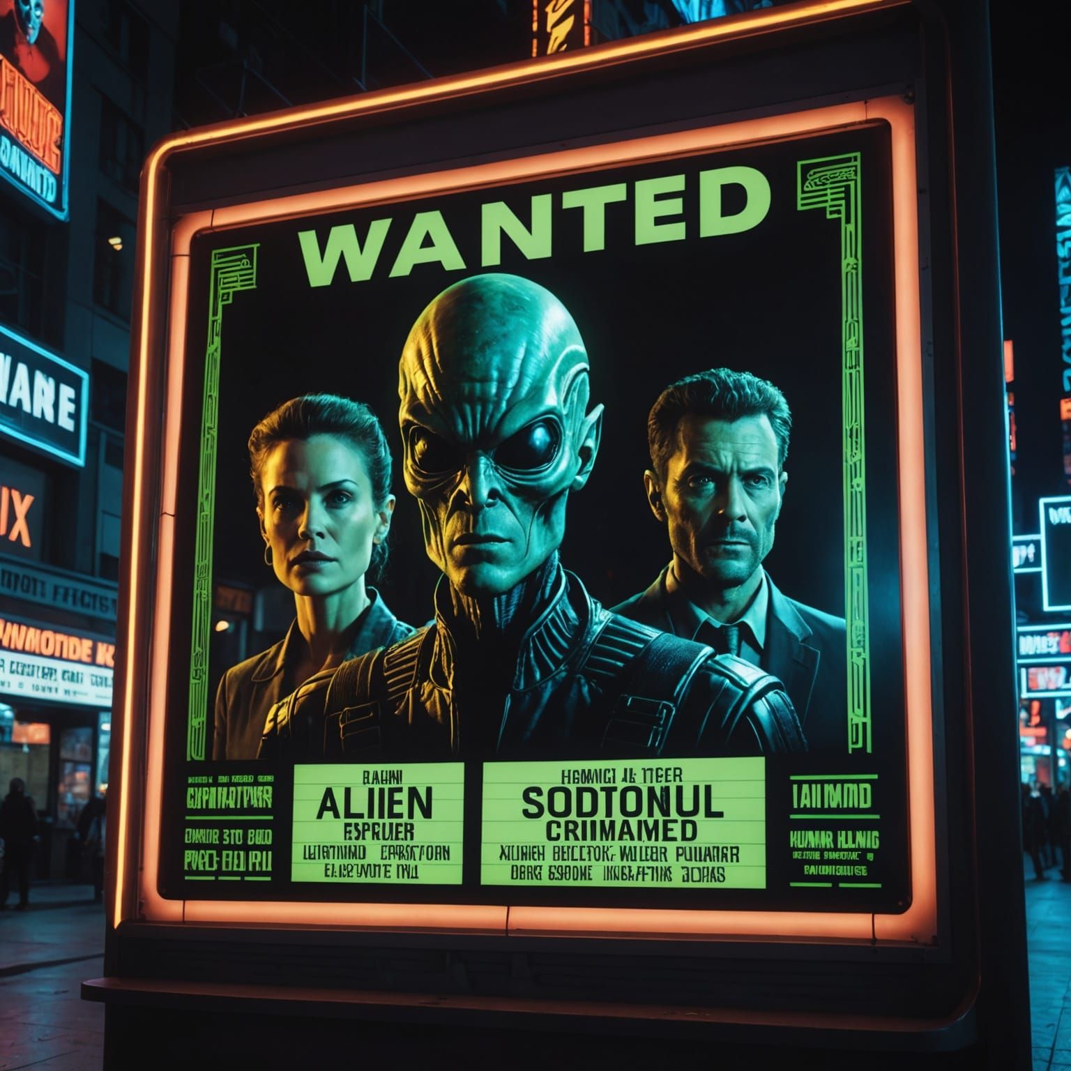 Space Station Wanted Poster