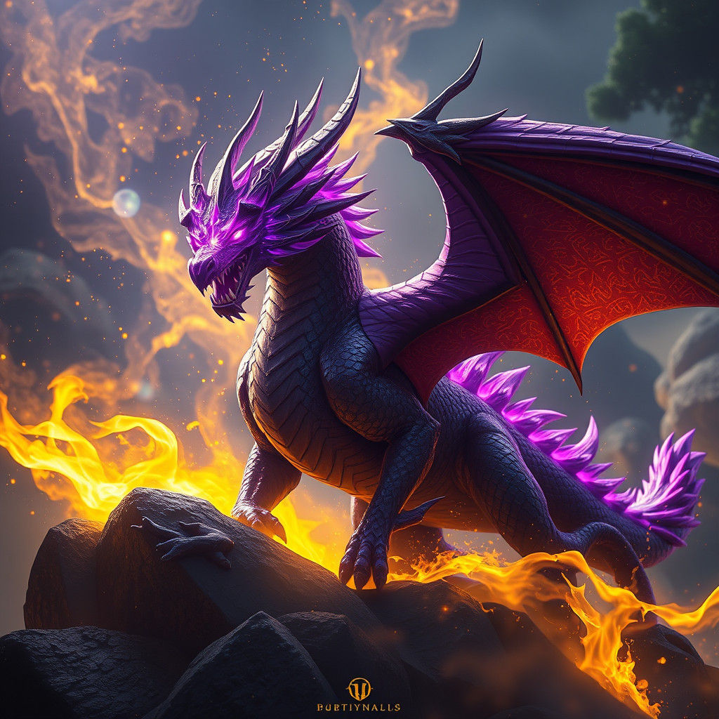 Star Dragon Fox: Dark Fantasy Concept Art