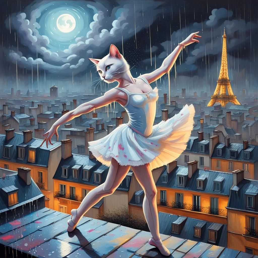 ~ Over the rooftops of Paris ~