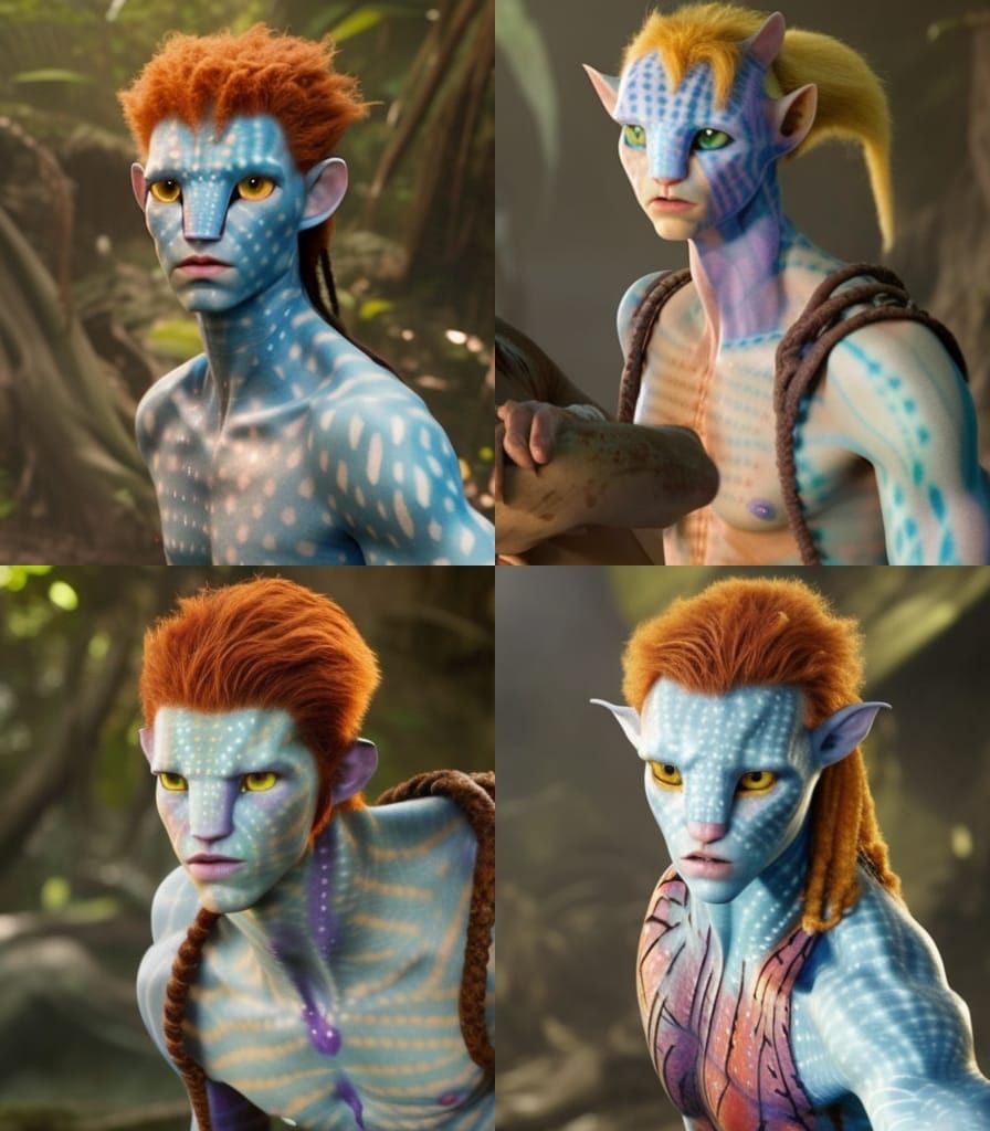 Albino Na'vi Avatar Character Concept Art
