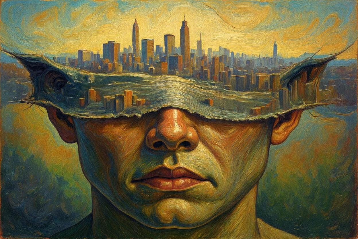 Minimalist Colors Evoke Depth in Impressionist Style